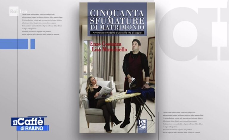 50 sfumature di matrimonio, il libro di Enzo Costanza e Lisa Minichiello a RaiUno