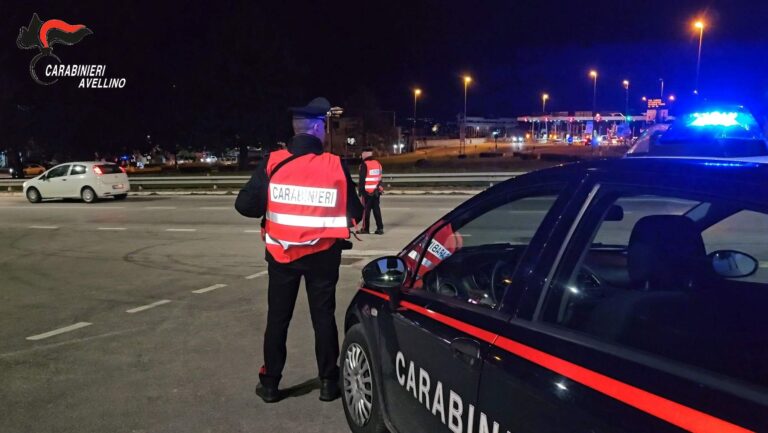 Controlli dei Carabinieri ad Ariano Irpino e comuni limitrofi: due denunce