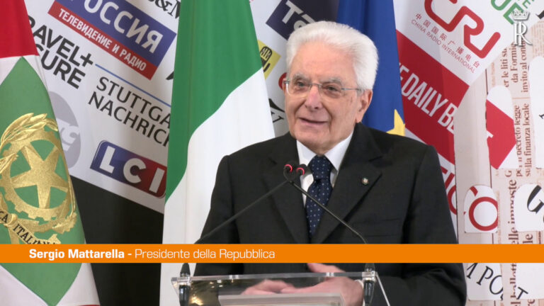 Mattarella “Estinguere i fuochi di guerra in Europa”