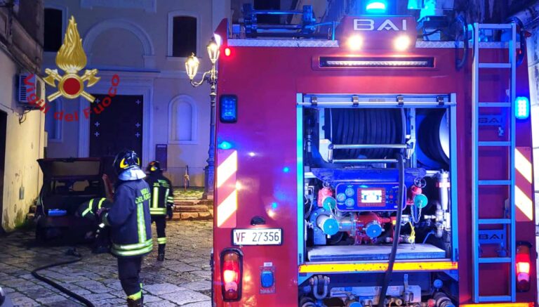 I Vigili del Fuoco di Avellno subito dopo le ore 05’00 di oggi 13 marzo, sono intervenuti ad Avella in via Largo san Romano