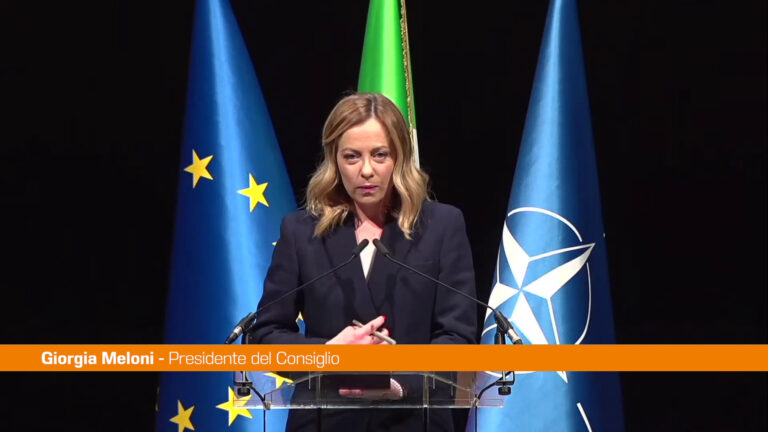 Meloni “L’Italia deve avere la voglia di osare”
