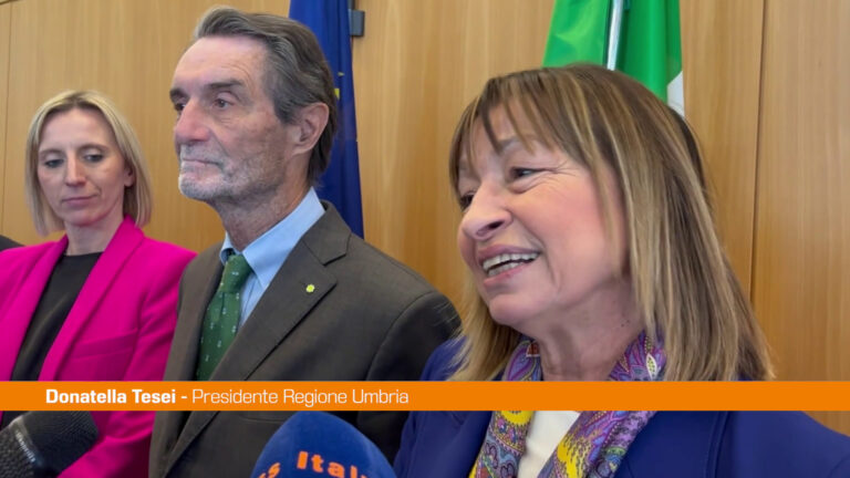 Umbria, Tesei “Volo Bergamo-Perugia importante per business e turismo”