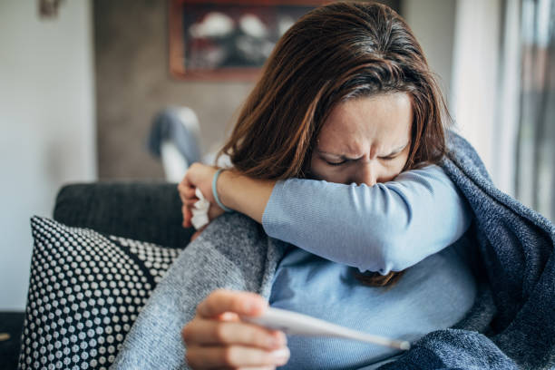 L’influenza di questo periodo: tosse forte, febbre e mal di gola.