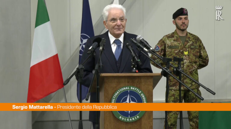 Nato, Mattarella “Missione su fronte Est per pace nella sicurezza”