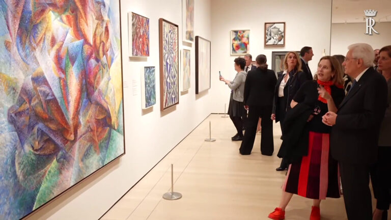 Mattarella in visita al MoMA di New York
