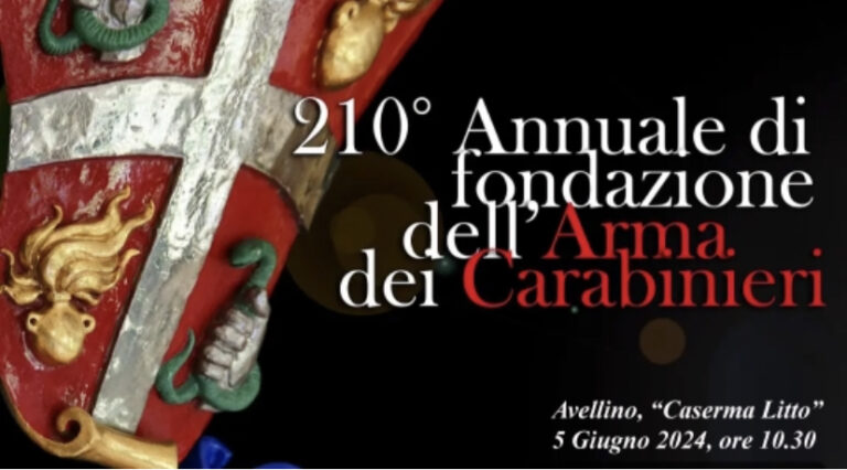 Avellino – L’Arma dei Carabinieri celebra il 210° Anniversario della Fondazione
