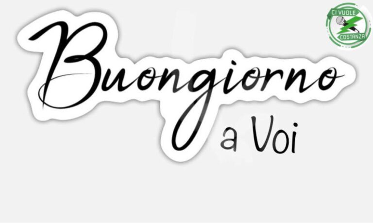 Buongiorno a voi 23/06/2026